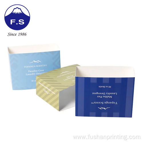 Durable OEM paper wrap packaging custom printing box